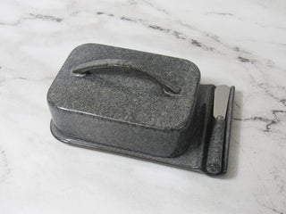 Porcelain Mess-Free Butter Dish w/ Spreader