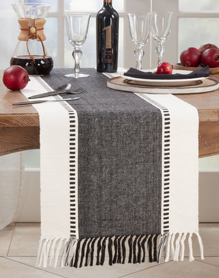 Stripe Runner - Natural Black