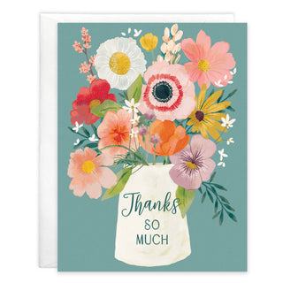 Blank Note Card - Flower Vase - La Cuisine