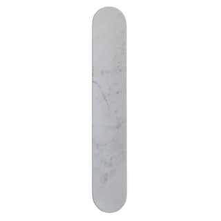 Oval Marble Serving Board, White - La Cuisine