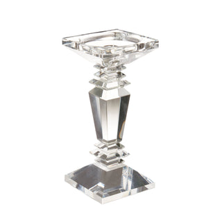 Crystal Cascade Candle Pillar Holder