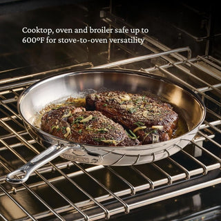 Probond Luxe 11" Skillet with traditional SS Lid, Set/2 - La Cuisine