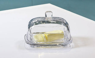 Lg Rect Covered Butter Dish-7"L-825 - La Cuisine