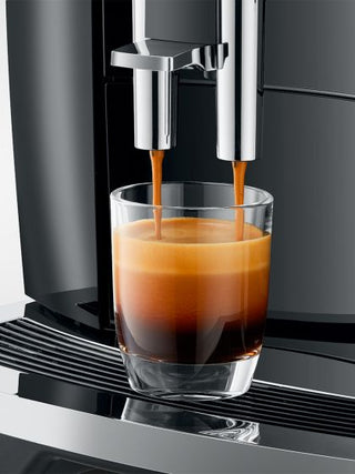 E4 Piano Black Coffee Machine