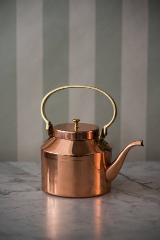 English Copper Tea Kettle - La Cuisine