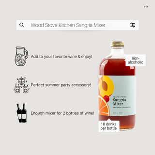 Sangria Cocktail Mixer and Mocktail Mixer, 16 fl oz - La Cuisine