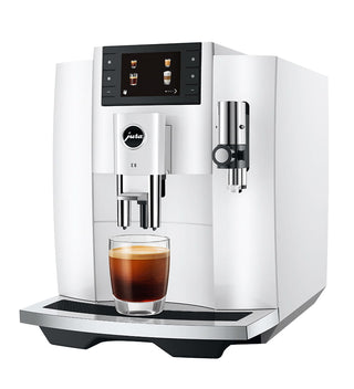 E8 Piano White Coffe Machine - La Cuisine