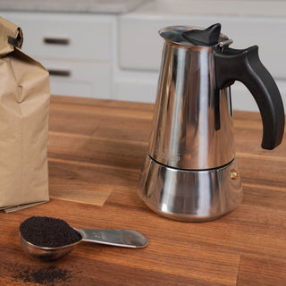 London Sip Stainless Steel Espresso Maker - La Cuisine
