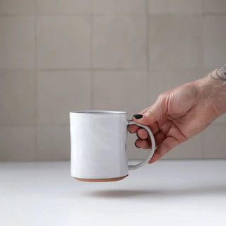 Handmade Minimalist Coffee Cup, Off-White - La Cuisine