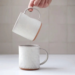 Handmade Minimalist Coffee Cup, Off-White - La Cuisine