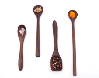 5’’ Walnut Wood Petite Spoon - Flatware & Serveware - La Cuisine