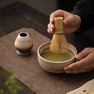 Gohobi Classic Ceramic Bowl Matcha Set: C - La Cuisine