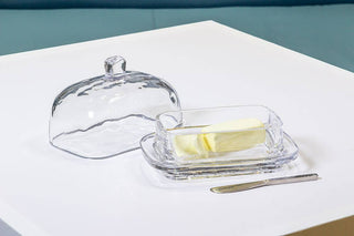 Lg Rect Covered Butter Dish-7"L-825 - La Cuisine