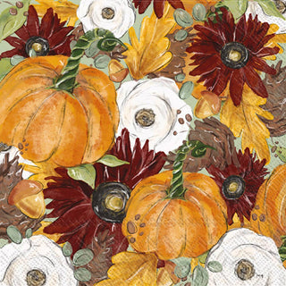 Fall Foliage Fall Thanksgiving Paper Lunch Napkins pkg/20 - La Cuisine