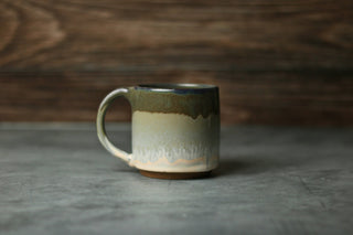 Handmade Ceramic Mug, Forest Green