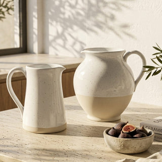 Fattoria Large Pitcher, White