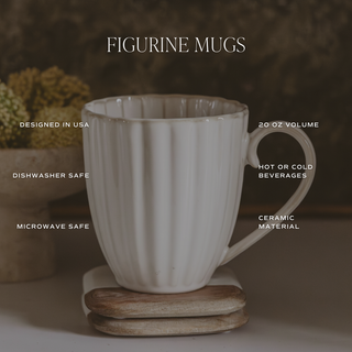 *NEW* Scalloped Figural Coffee Mug - Home Decor & Gifts - La Cuisine