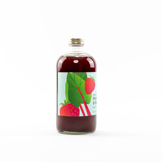 Strawberry & Rhubarb Cocktail and Mocktail Mixer, 16 fl oz - La Cuisine