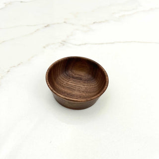 2" Walnut Wood Small Condiment Cup - La Cuisine