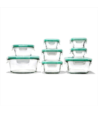16 pcs. Glass Smart Seal Everyday Container Set