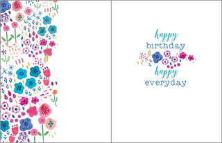Birthday Card - Little Pink Flowers - La Cuisine