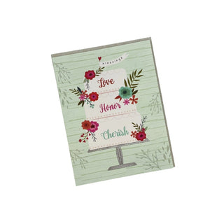 Wedding Card, Garden Wedding Cake - La Cuisine
