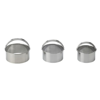 Round Cookie Cutter (Set/3) Stainless - La Cuisine