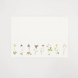Wildflower Flat Note Cards - 12/pkg - La Cuisine