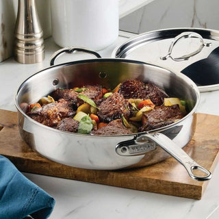 Probond Luxe 5.0qt Covered Sauté Pan W/ Helper Handle - La Cuisine