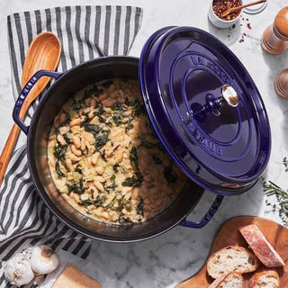 Dutch Oven Round 7 QT Dark Blue