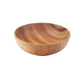 Acacia Wood Round Salad/Soup Bowl - La Cuisine