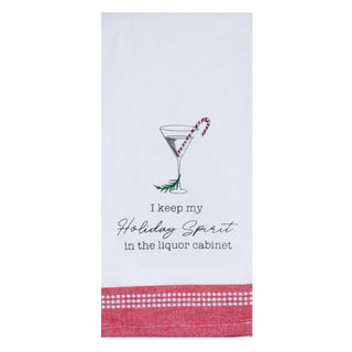 KD Holiday Spirit Tea Towel - La Cuisine