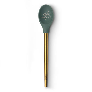 Silicone Spoon w/ Gold Handle