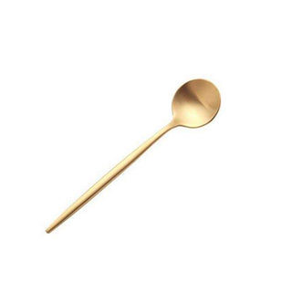 Matte Gold Mini Spoon - La Cuisine