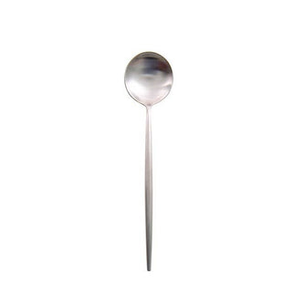 Matte Silver Mini Spoon - La Cuisine
