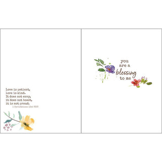 Love card - Floral Wreath