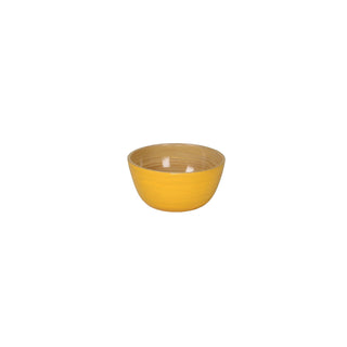 Shallow Bamboo Bowl in "Yellow", Mini - La Cuisine