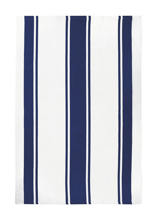 Modern Terry Stripe Towel - Ink Blue - La Cuisine