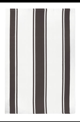 Modern Terry Stripe Towel - Stainless - La Cuisine