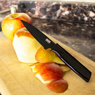Paring Knife Colori Serrated - Black