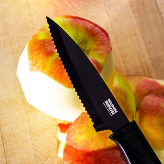 Paring Knife Colori Serrated - Black