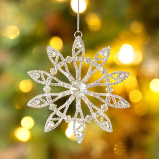 Rhinestone Snowflake Ornament - La Cuisine