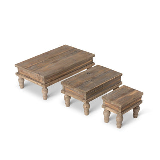Wood Tabletop Risers - Set/3 - La Cuisine