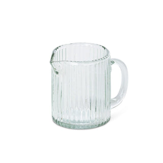 Ribbed Glass Pitcher, Small - La Cuisine