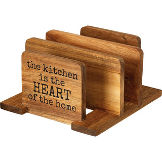 Cutting Board Rack - Heart of the Home - La Cuisine