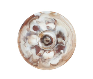 Hugo Brown Swirled Chip And Dip Bowl
