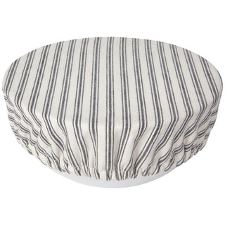 Ticking Stripe Bowl Covers, Set/2 - La Cuisine