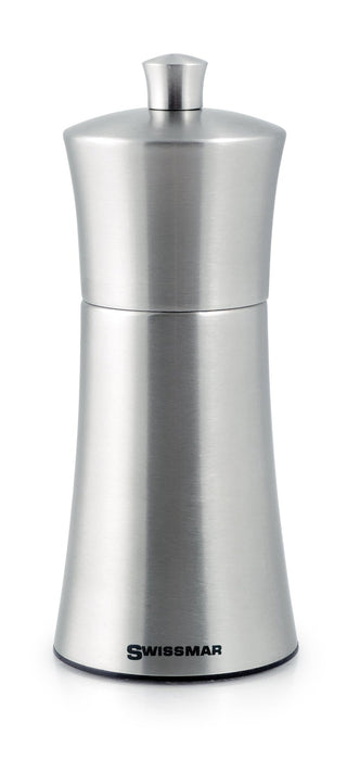 Torre Brushed Stainless Steel Pepper Mill - La Cuisine