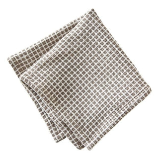 Textured Check Dishcloth, Gray Set/2 - La Cuisine