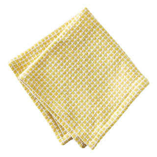 Textured Check Dishcloth, Yellow Set/2 - La Cuisine